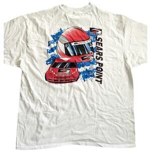 Vintage Speedway Motorsports SEARS POINT Racing Graphic Tee Mens Sz XXL EUC